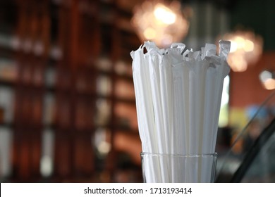 White paper tube plastic drink