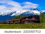 White Pass and Yukon Railroad in Skagway, Alaska