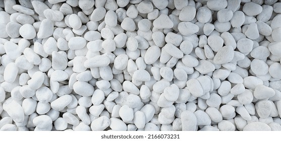 white pebble close up background - Shutterstock ID 2166073231