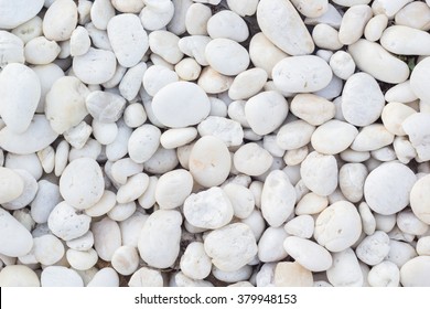 White Pebbles Background