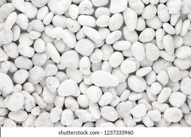 White Pebbles Stone Texture And Background 