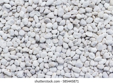 White Pebbles Stone Texture And Background 