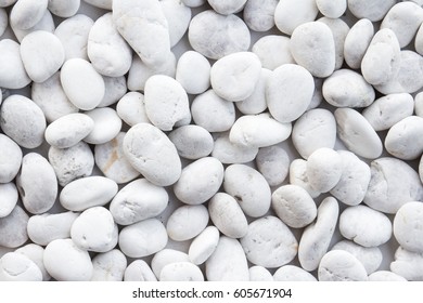 White Pebbles Stone Texture Background Stock Photo (Edit Now) 732673702