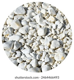 White pebbles texture background, decorative small stones texture wallpaper - Powered by Shutterstock