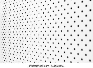 White Pegboard Background