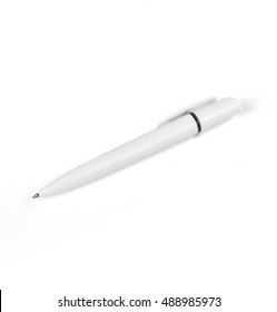 White Pen On A White Background