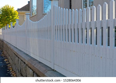 White Picket Fence Residential House in Norway
