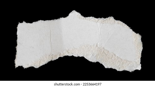 a white piece of paper on a black isolated background - Shutterstock ID 2253664197