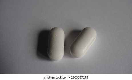 White Pill Medicine Tablet Medicine