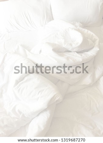 Similar – Image, Stock Photo Good morning Bed Bedroom