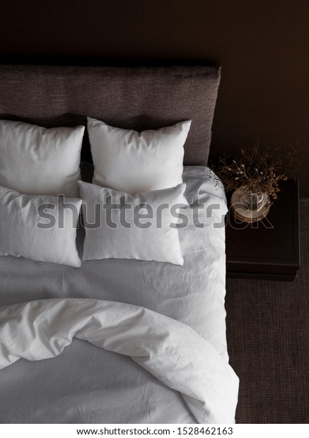 White Pillows Duvet Duvet Case On Stock Photo Edit Now 1528462163