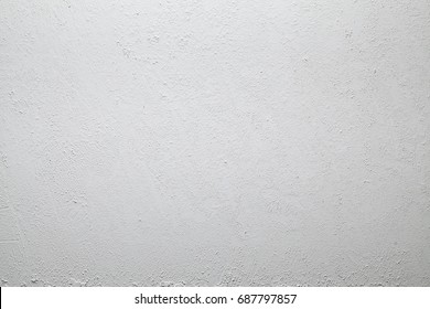 White Plaster On The Wall Background Or Texture