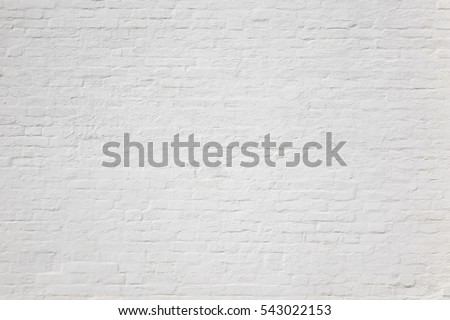 White Plastered Brick Wall Texture. Whitewash Brickwork Seamless Surface. Abstract White Wash Background. White Stonewall Wallpaper. Whiten Retro Stonewall Built Structure.