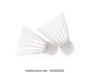 White Plastic Badminton Shuttlecock Isolated On Stock Photo 454323220 ...