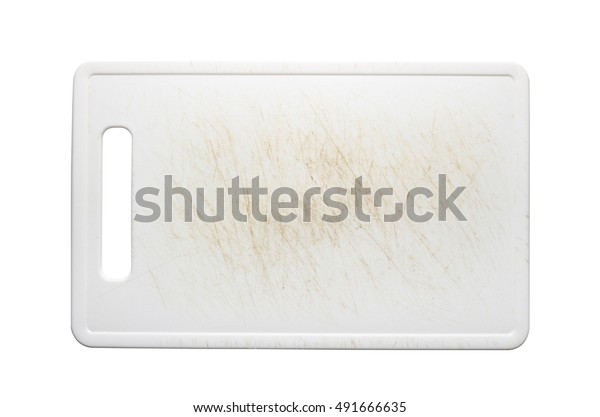 white plastic chopping board