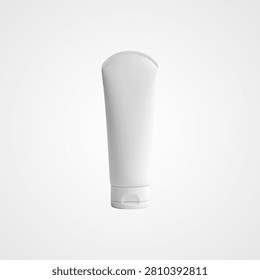 White plastic spray bottle with trigger mechanism and smooth surface