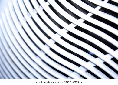 white plastic wave background texture