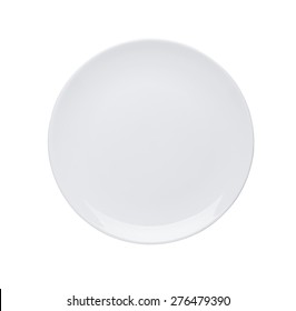 White Plate Isolated