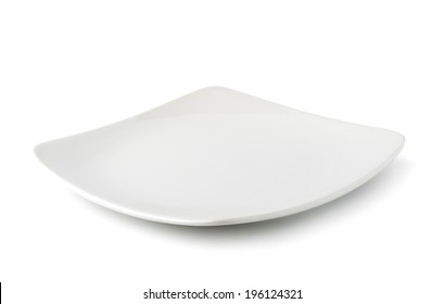 white plate images stock photos vectors shutterstock https www shutterstock com image photo white plate isolated on background 196124321