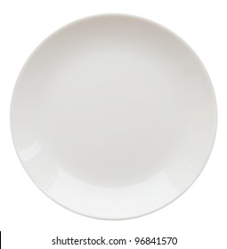 White Plate Isolated On White (series)