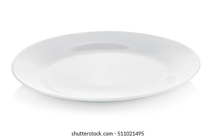 White Plate On White Background