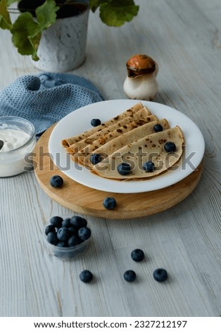 Similar – breakfast waffles Food