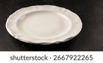 White plate tableware empty dinnerware ready to serve dishes ready to serve dishes dinnerware serving food serving food ceramic plate on the table background food