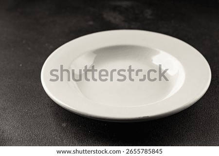 White plate tableware empty dinnerware ready to serve dishes ready to serve dishes dinnerware serving food serving food ceramic plate on the table background food