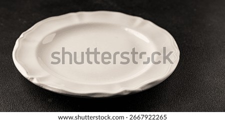 White plate tableware empty dinnerware ready to serve dishes ready to serve dishes dinnerware serving food serving food ceramic plate on the table background food