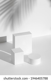 White Platform And Base For Product Photography Mockup