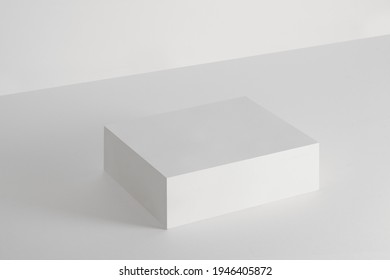 White Platform And Base For Product Photography Mockup