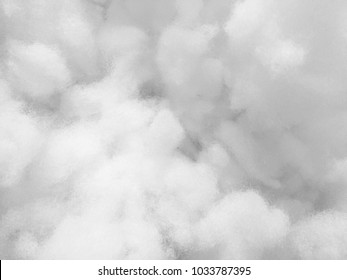 White Polyester Fiber Cotton Background Texture