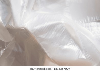 White Polyethylene Gloves Pandemic 2020 Part Of A Right Glove Background