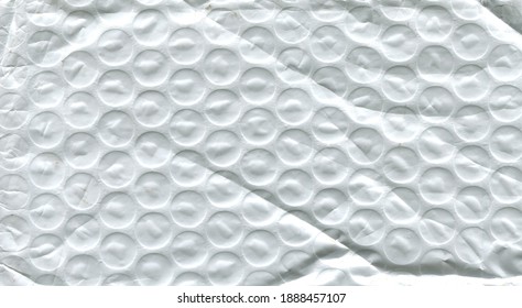 white polyethylene texture in a circle