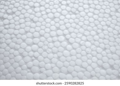 White polystyrene foam texture background