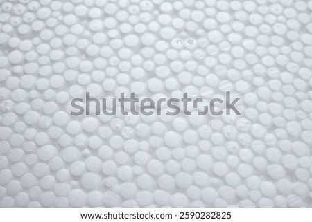 White polystyrene foam texture background