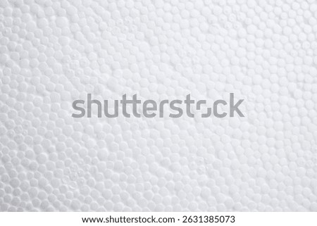 White polystyrene foam texture background