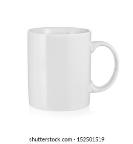 White Porcelain Coffee Cup