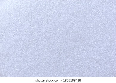 White Porous Surface Of The Foam Filler