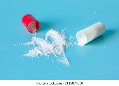 White Powder Drug Drug Spilled Out Stock Photo (Edit Now) 2115874838