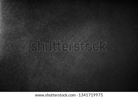  White powder explosion isolated on black background