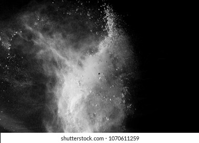 White Powder On Black Background Stock Photo 1070611259 | Shutterstock