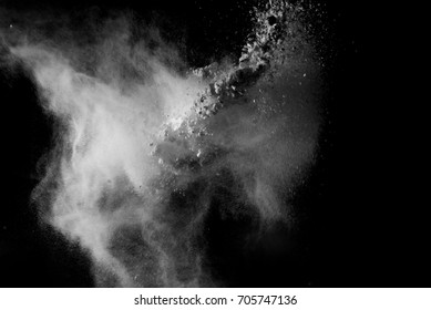 White Powder On Black Background Stock Photo 705747136 | Shutterstock