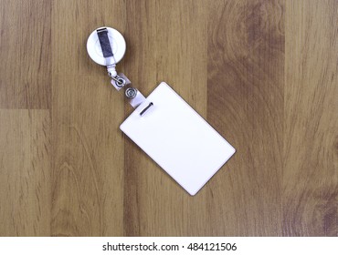 White Proximity Card On Ground.