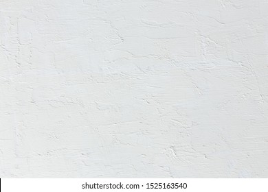 white putty on the wall, concrete effect - Shutterstock ID 1525163540