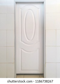 White PVC Bathroom Door.