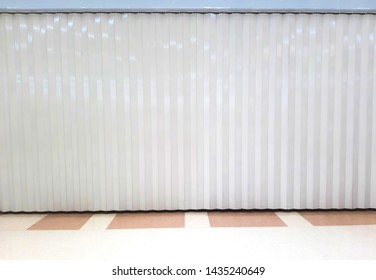 White PVC Folding Plastic Door