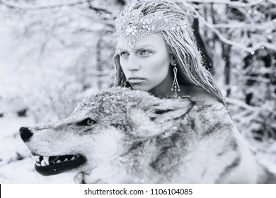 White Queen With The Wolf