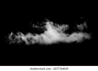 White Realistic Dust And Smoke Overlay On Black Background, Smoke Effect, Clouds, Realistic, Fog, Dust.