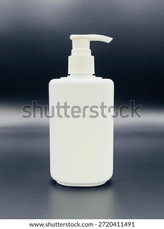 White rectangular pump bottle designed for soap, lotion, or sanitizer. Minimalist packaging emphasizes versatility, hygiene, and customizable branding for personal care or household products.